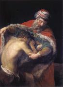Pompeo Batoni Return of the Prodigal son painting